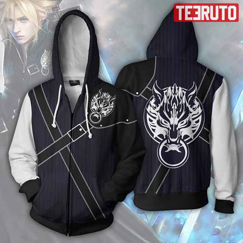 Final Fantasy – Cloud Strife Cosplay Zip Up Jacket Hoodie
