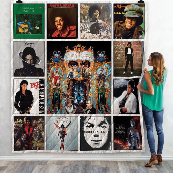 Forever Michael Jackson Albums Quilt Blanket