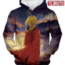 Fullmetal Alchemist Best State Alchemist Edward Elrich Art Hd 3d Aop Hoodie