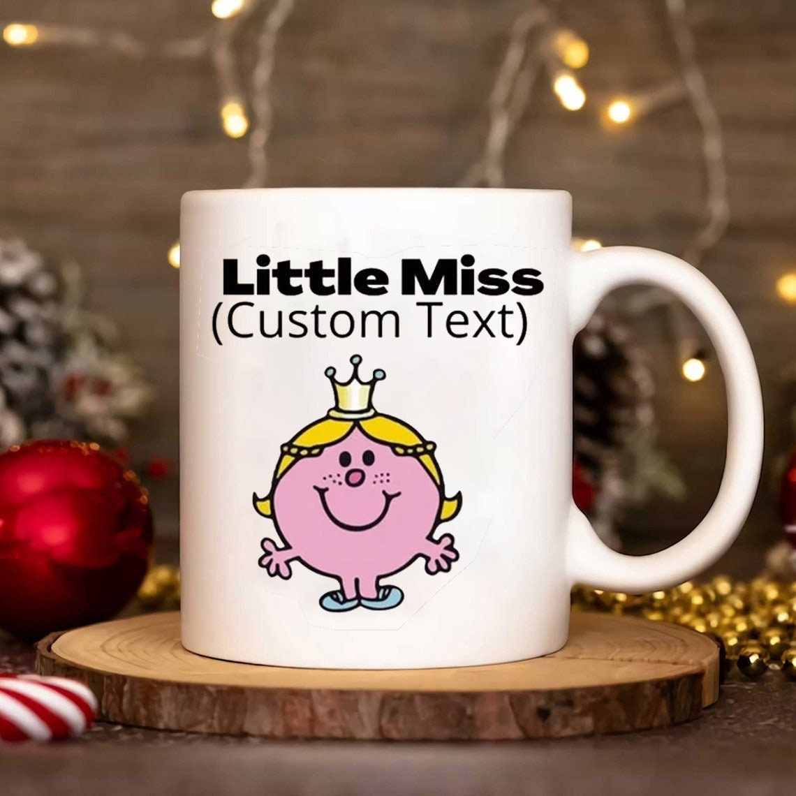 Funny Birthday Little Miss For Daughter Birthday Gift Customized Mug