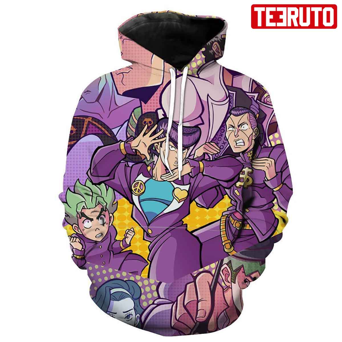 Funny Josuke – Jojo’s Bizarre Adventure Diamond Character Hd 3d Aop Hoodie