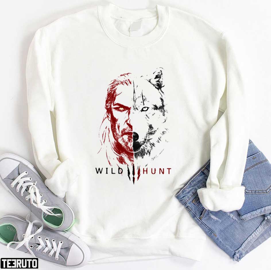 Geralt The Witcher Wild Hunt Henry Cavill Minimalist Unisex T-shirt ...