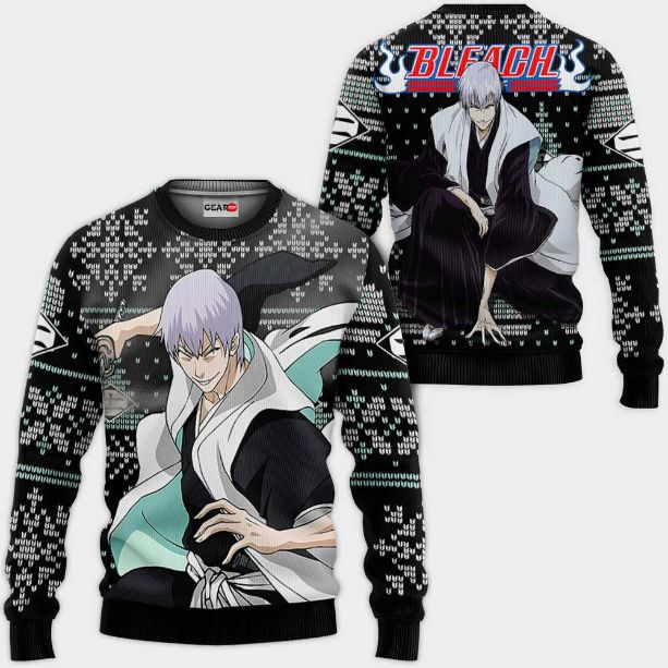 Gin Ichimaru Anime Bl Xmas Ugly Christmas Knitted Sweater