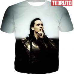 God Of Mischief Loki Marvels Black White Tee 3D AOP T-Shirt