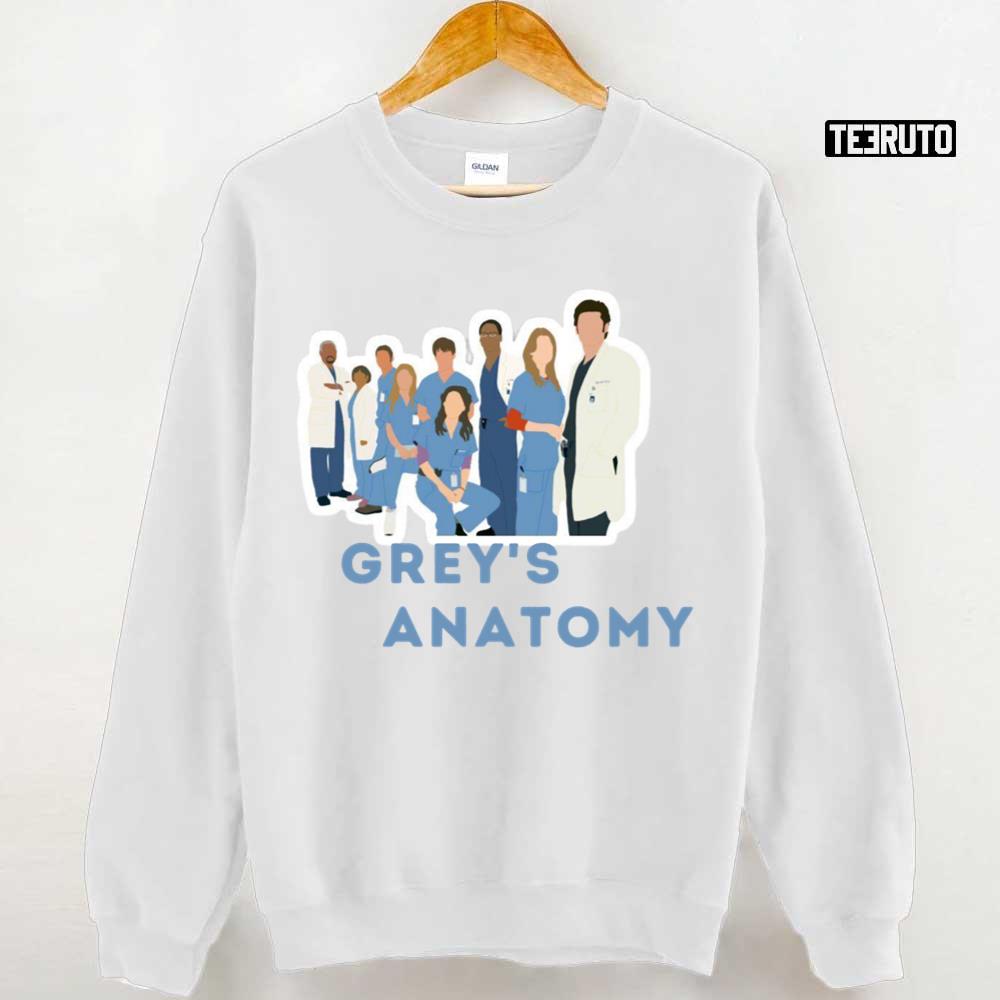 Grey's Anatomy Art Collection Unisex T-shirt - Teeruto