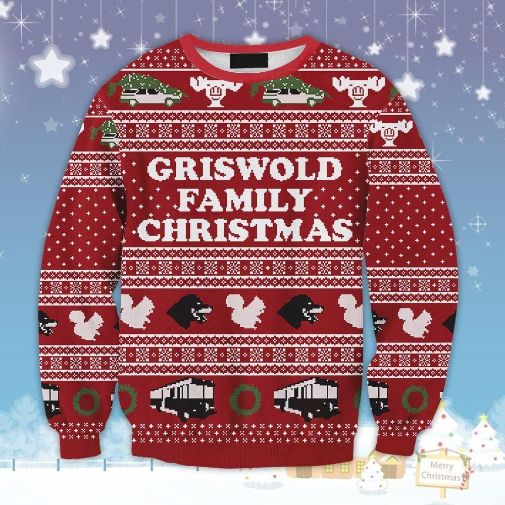 Griswold Family Christmas Xmas Ugly Wool Knitted Sweater