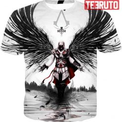 Guardian Angel Ezio Auditore Assassin’s Creed Cool Fan Art Tee 3D AOP T-Shirt