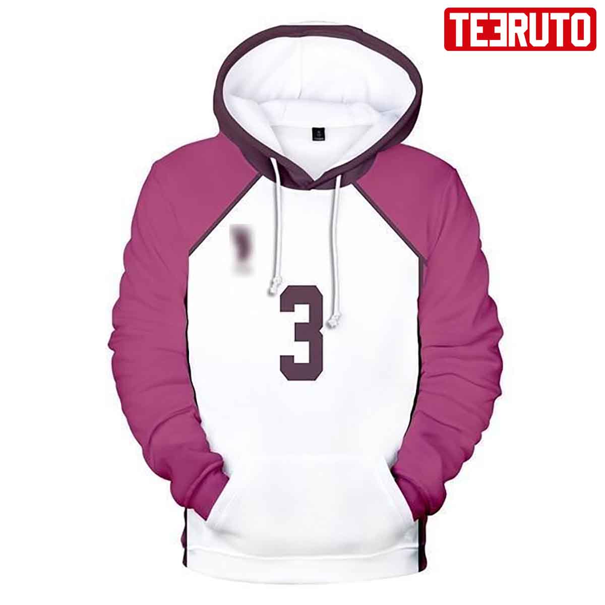 Haikyuu Eita Semi No 3 Cosplay Hd 3d Aop Hoodie