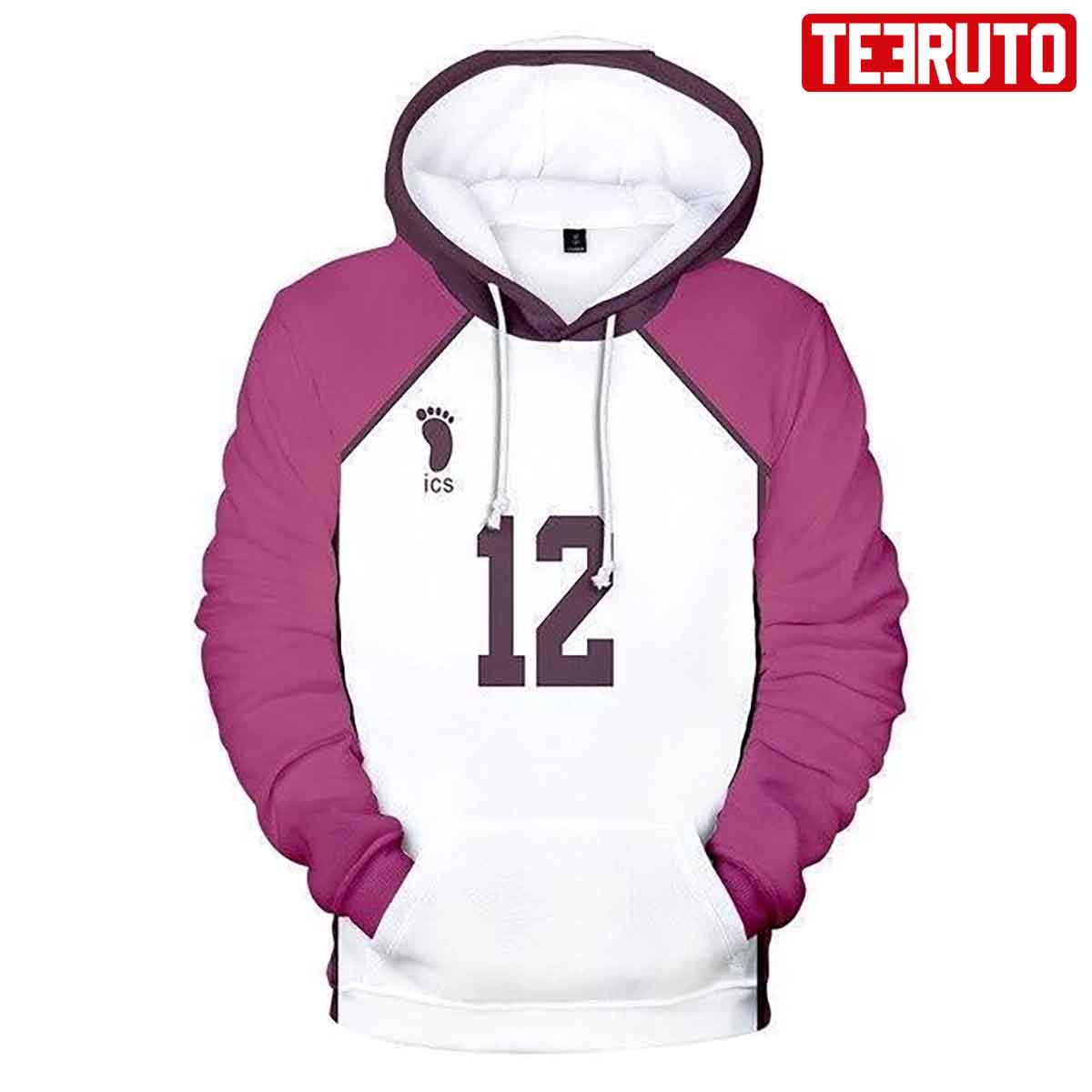 Haikyuu Kawanichi Taichi No 12 Cosplay Hd 3d Aop Hoodie