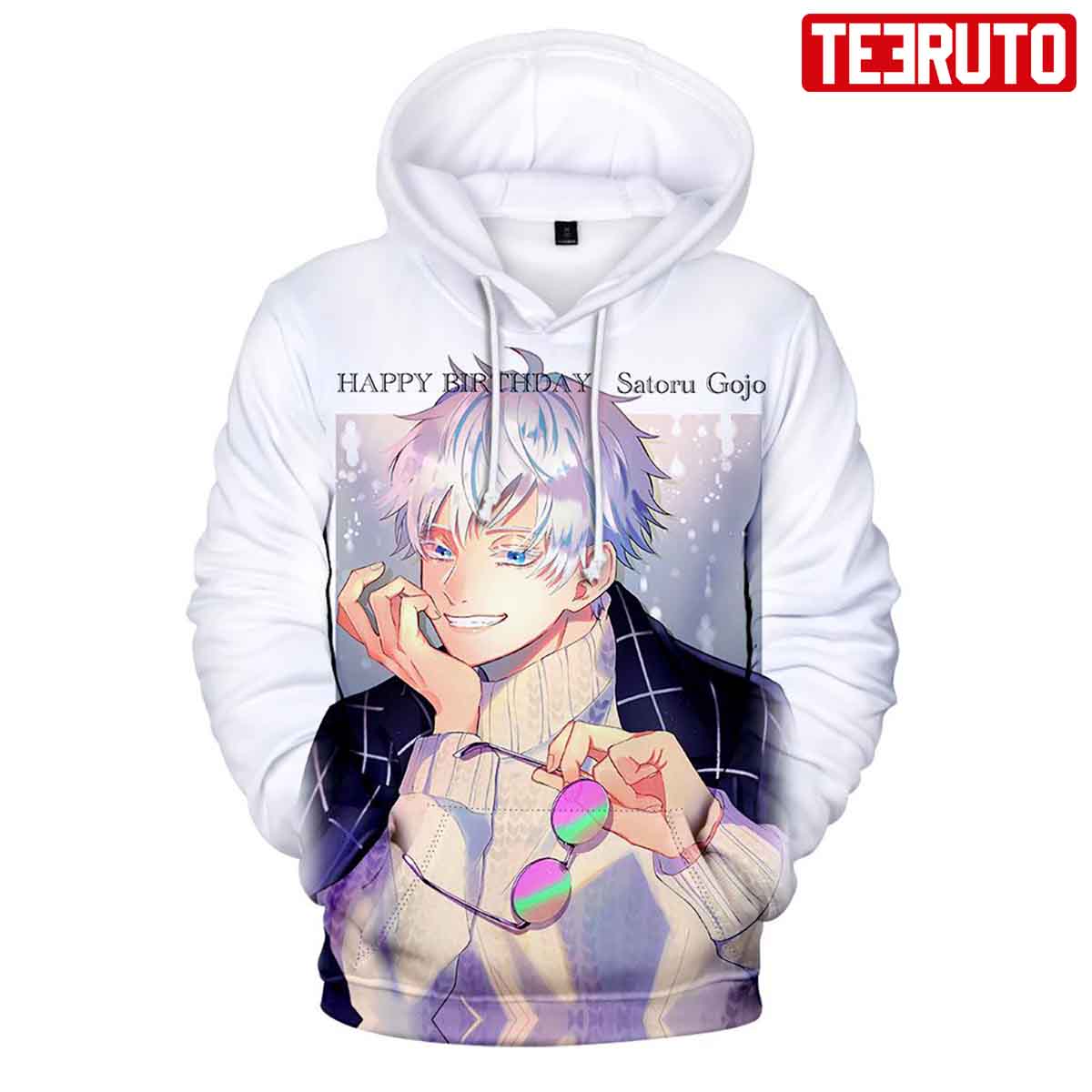 Happy Birthday Satoru Gojo Anime Jujutsu Kaisen Anime Hd 3d Aop Hoodie