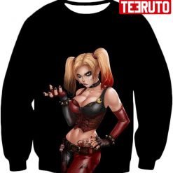 Harley Quinn Hd Graphic Black Sw 3D AOP Sweatshirt