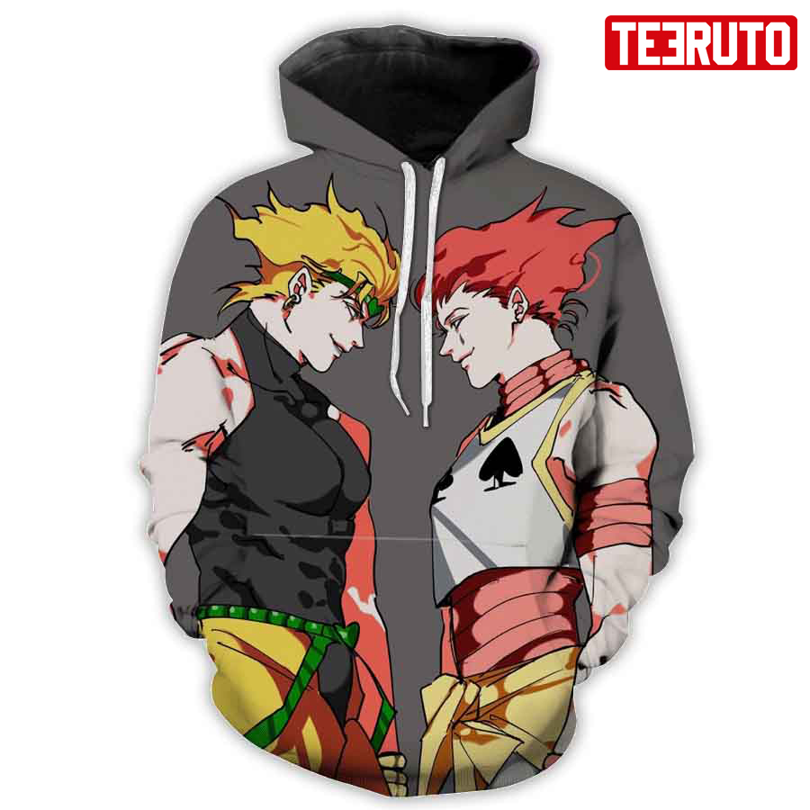 Hisoka And Dio – Hunter X Hunter X Jojo’s Adventure Anime Hd 3d Aop Hoodie
