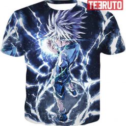 Hunter X Hunter Killua Zoldyck Lightning – Hxh S And Clothing Tee 3D AOP T-Shirt