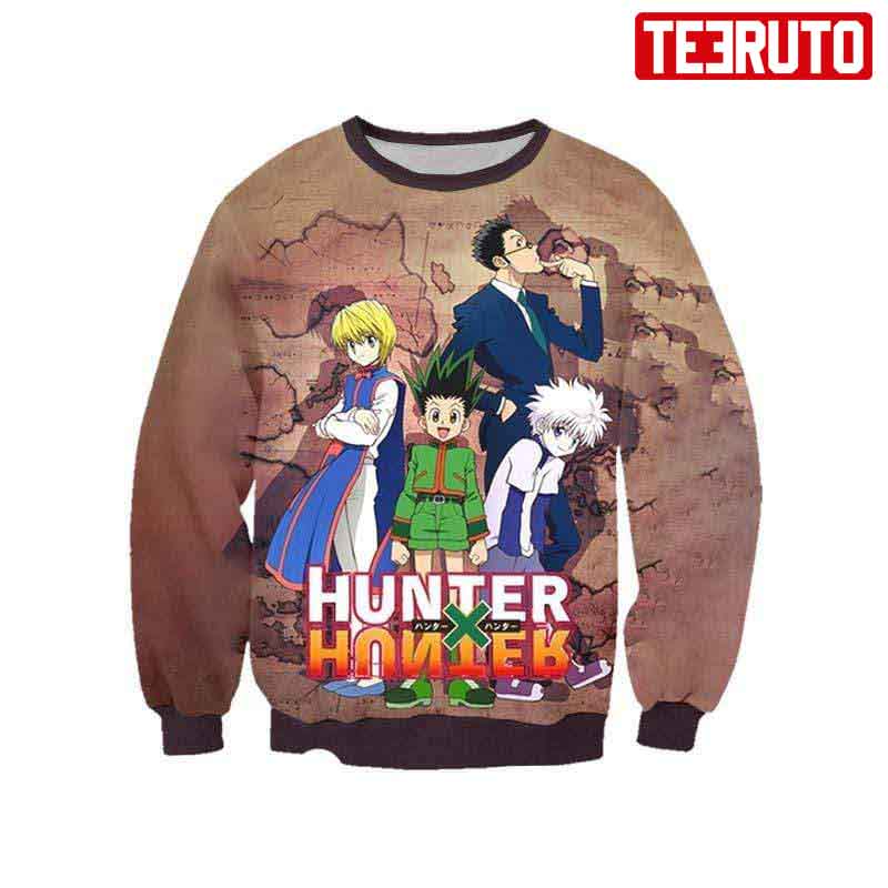 Hxh Team Group Edition – Hunter X Hunter Graphic Japanese Sw 3D AOP Sweatshirt