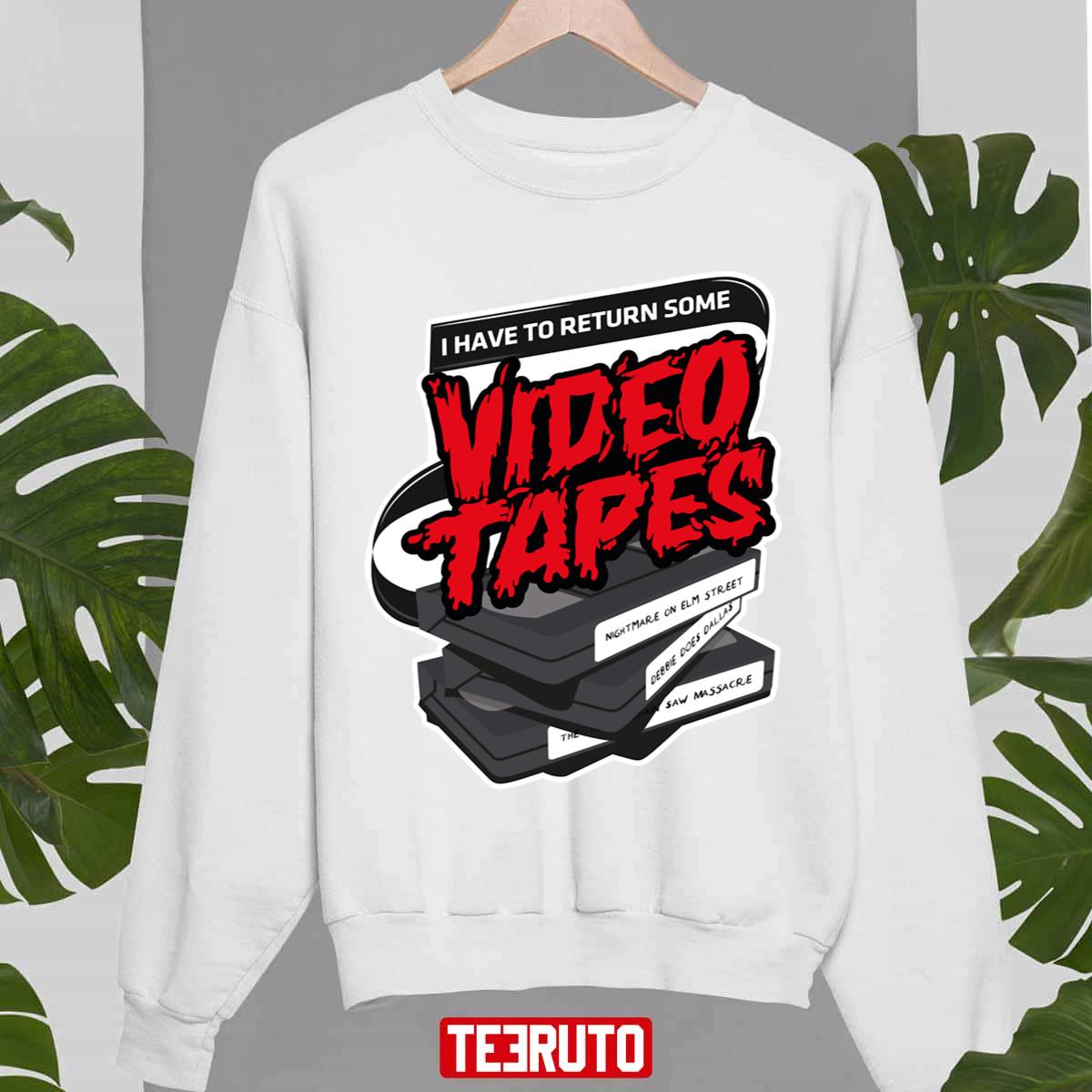 I Have Some Video Tapes To Return American Psycho Art Unisex Sweatshirt