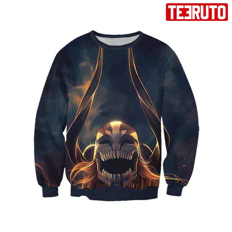 Ichigo 2nd Full Hollow Form – Bleach Anime Sw 3D AOP Sweatshirt