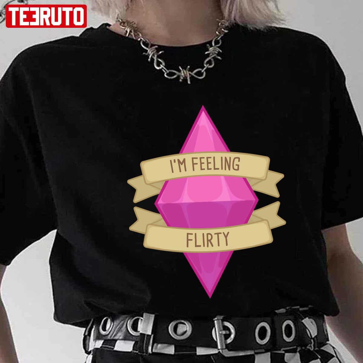 I’m Feeling Flirty Plumbob The Sims Unisex T-shirt