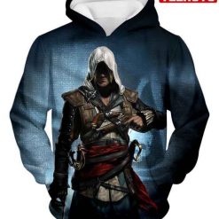 Incredible Hero Edward James Assassin’s Creed Black Flag Promo Hd 3d Aop Hoodie