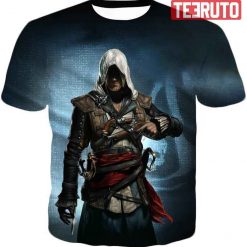 Incredible Hero Edward James Assassin’s Creed Black Flag Promo Tee 3D AOP T-Shirt