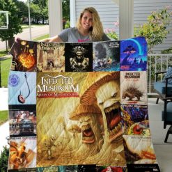 Infected Mushroom Albums For Fans Ver Collection Quilt Blanket
