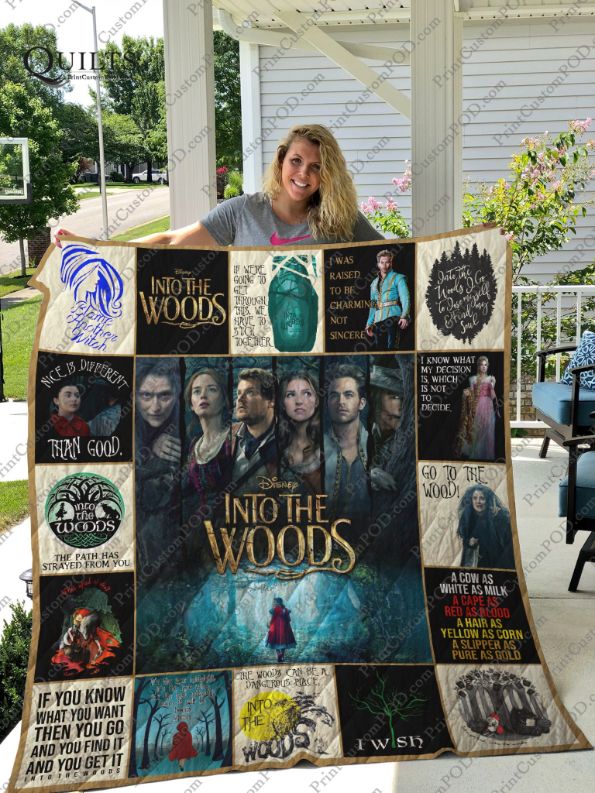 Into The Woods Disney For Fans Ver Collection Quilt Blanket - Teeruto