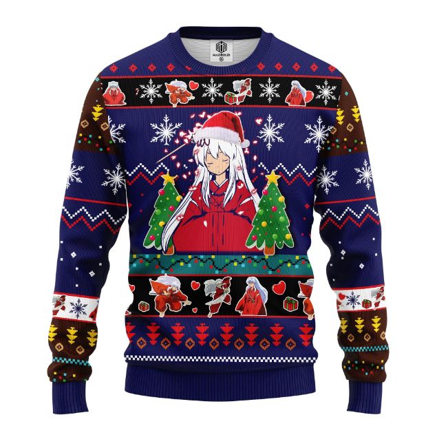 Inuyasha Anime Xmas Ugly Christmas Sweater