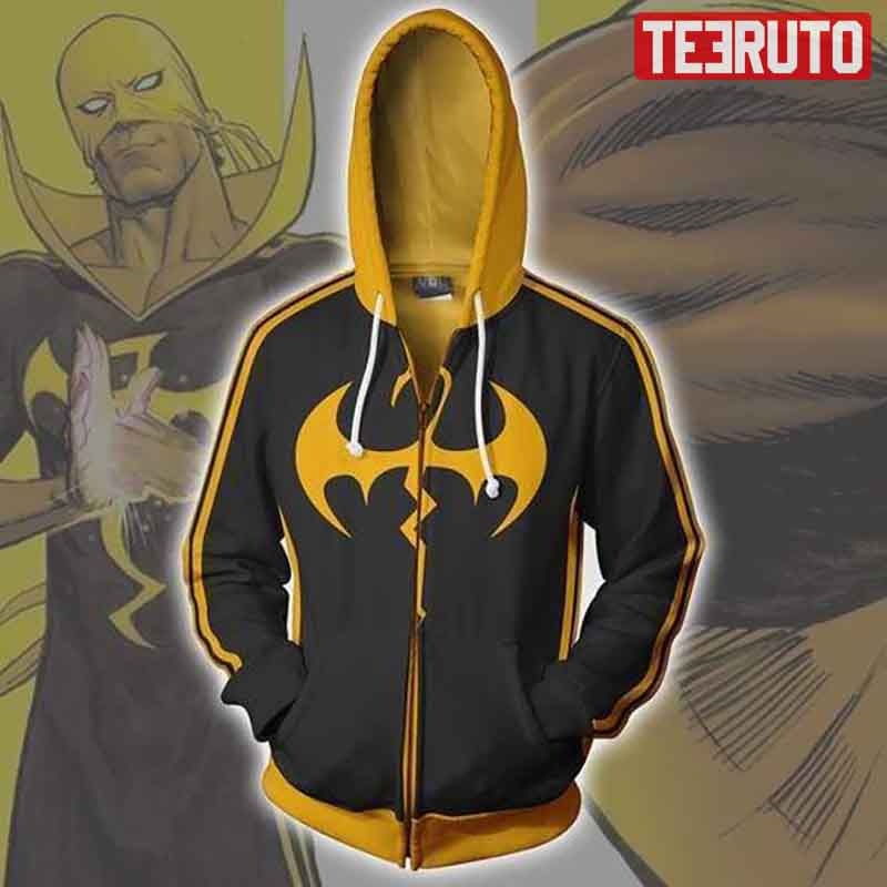 Iron Fist Marvel Cosplay Zip Up Jacket Hoodie
