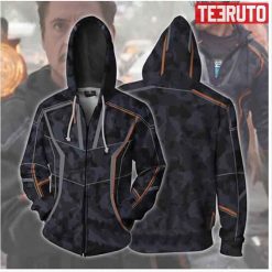 Iron Man Superhero Cosplay Zip Up Jacket Hoodie