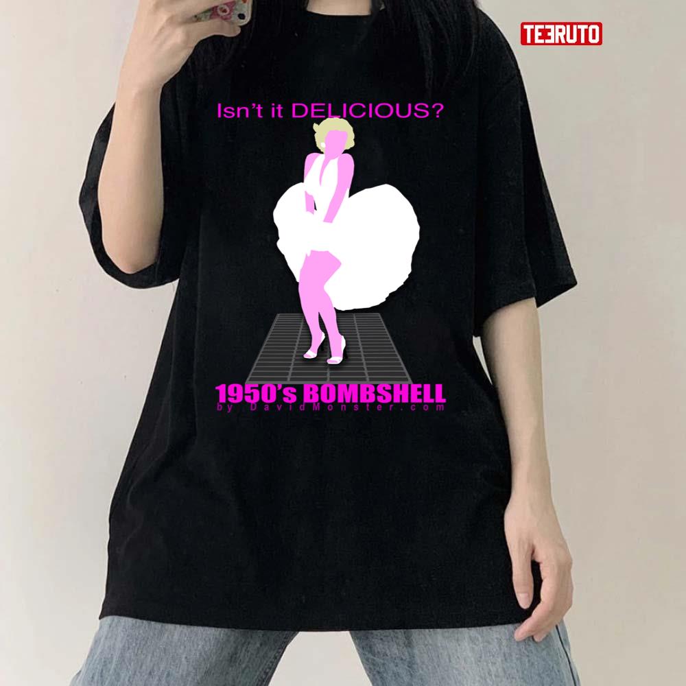 Isn’t It Delicious Blonde Bombshell Silhouette Unisex T-shirt