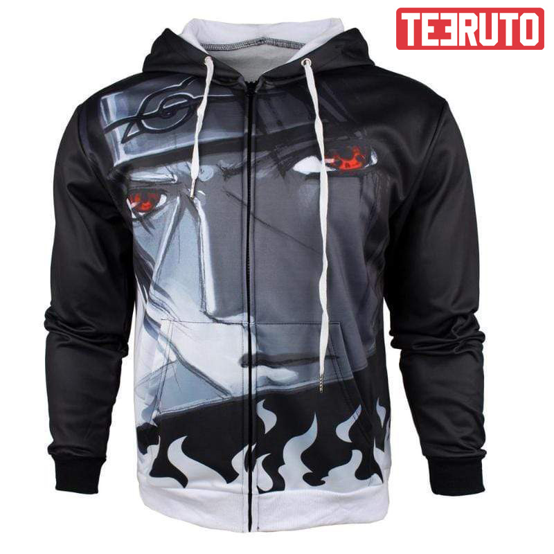 Itachi Uchiha Family Clan - Naruto Anime Graphic Zip Up Jacket Hoodie ...