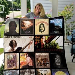 Jackson Browne Best Album Collection Quilt Blanket