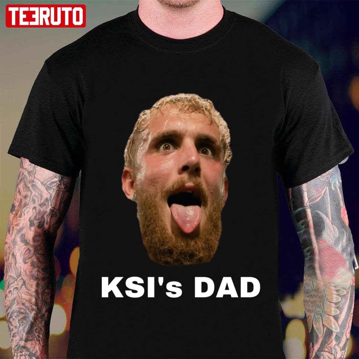 Jake Paul’s Face Ksi’s Dad Jake Paul’s Unisex T-shirt