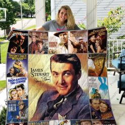 James Stewart For Fan Collection Quilt Blanket
