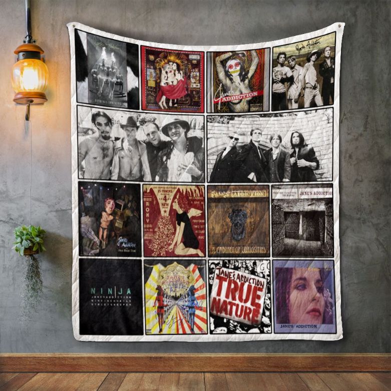Jane’s Addiction Music Album Covers Quilt Blanket