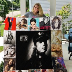 Janet Jackson Collection Love Quilt Blanket
