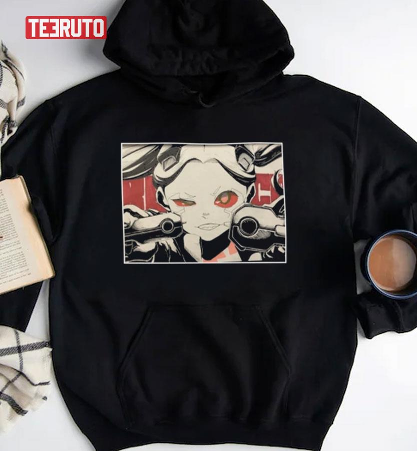 Japanese Cyberpunk Edgerunners 2022 Tv Show Anime Tee David Rebecca Unisex  T-shirt - Teeruto