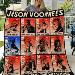 Jason Voorhees Love The Memories Quilt Blanket