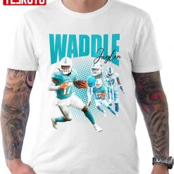 Jaylen Waddle Football Player Signed Graphic Unisex T-shirt