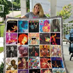 Jimi Hendrix Albums Cover Poster Ver Collected Quilt Blanket
