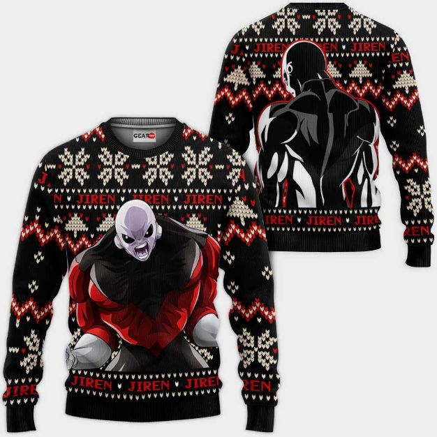 Jiren Anime Dragon Ball Xmas Ugly Christmas Knitted Sweater