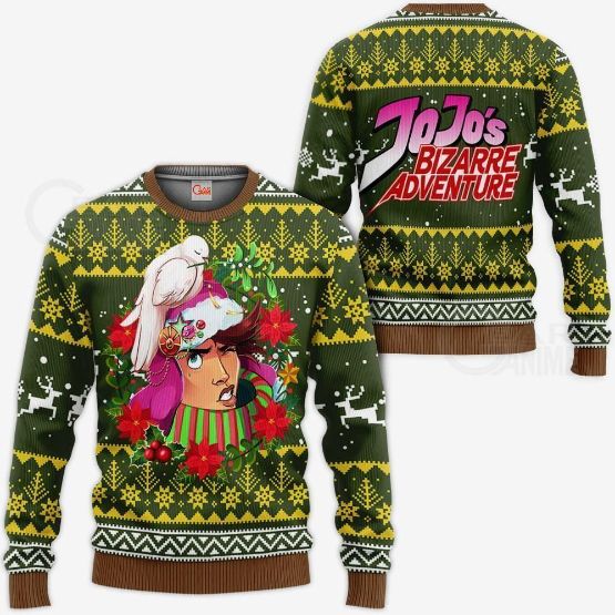 Joseph Joestar Jj’s Anime Ugly Christmas Knitted Sweater
