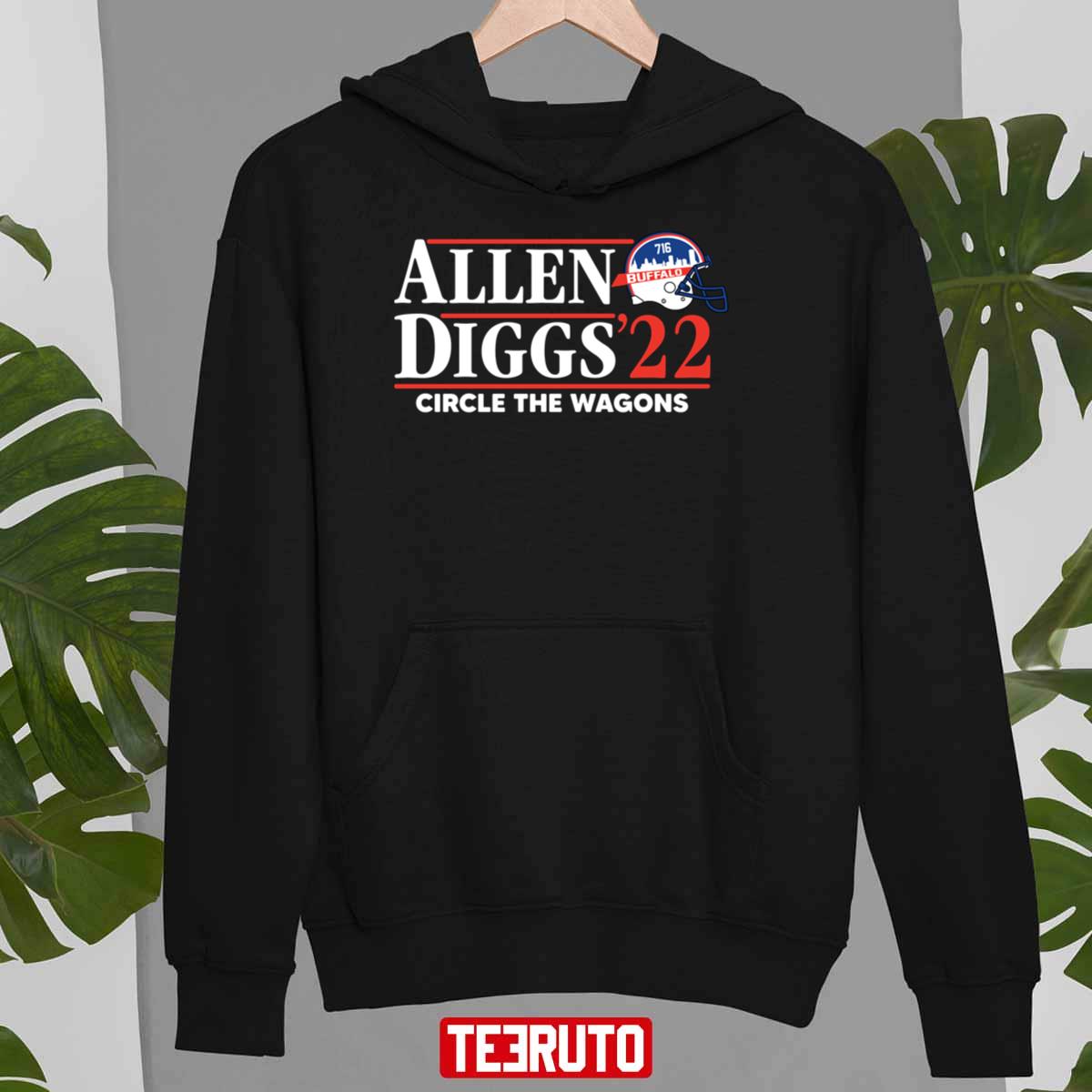 Allen Diggs Hoodie / Buffalo Football Shirt / Josh Allen 