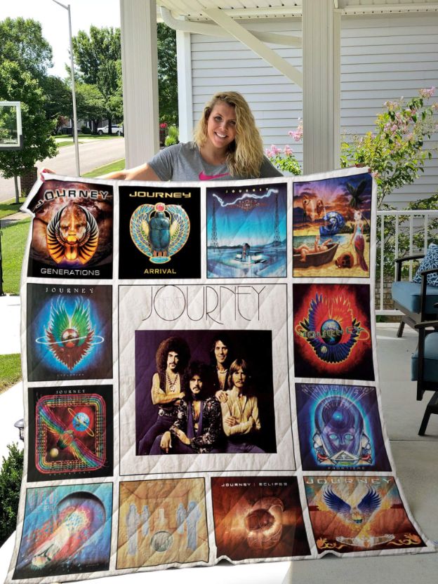 Journey The Best Albums Quilt Blanket Teeruto