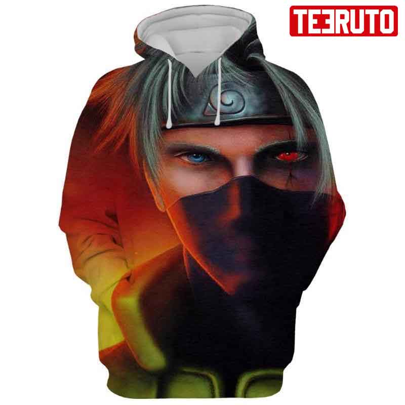 Kakashi Hatake Realistic – Naruto Graphic Anime Hd 3d Aop Hoodie