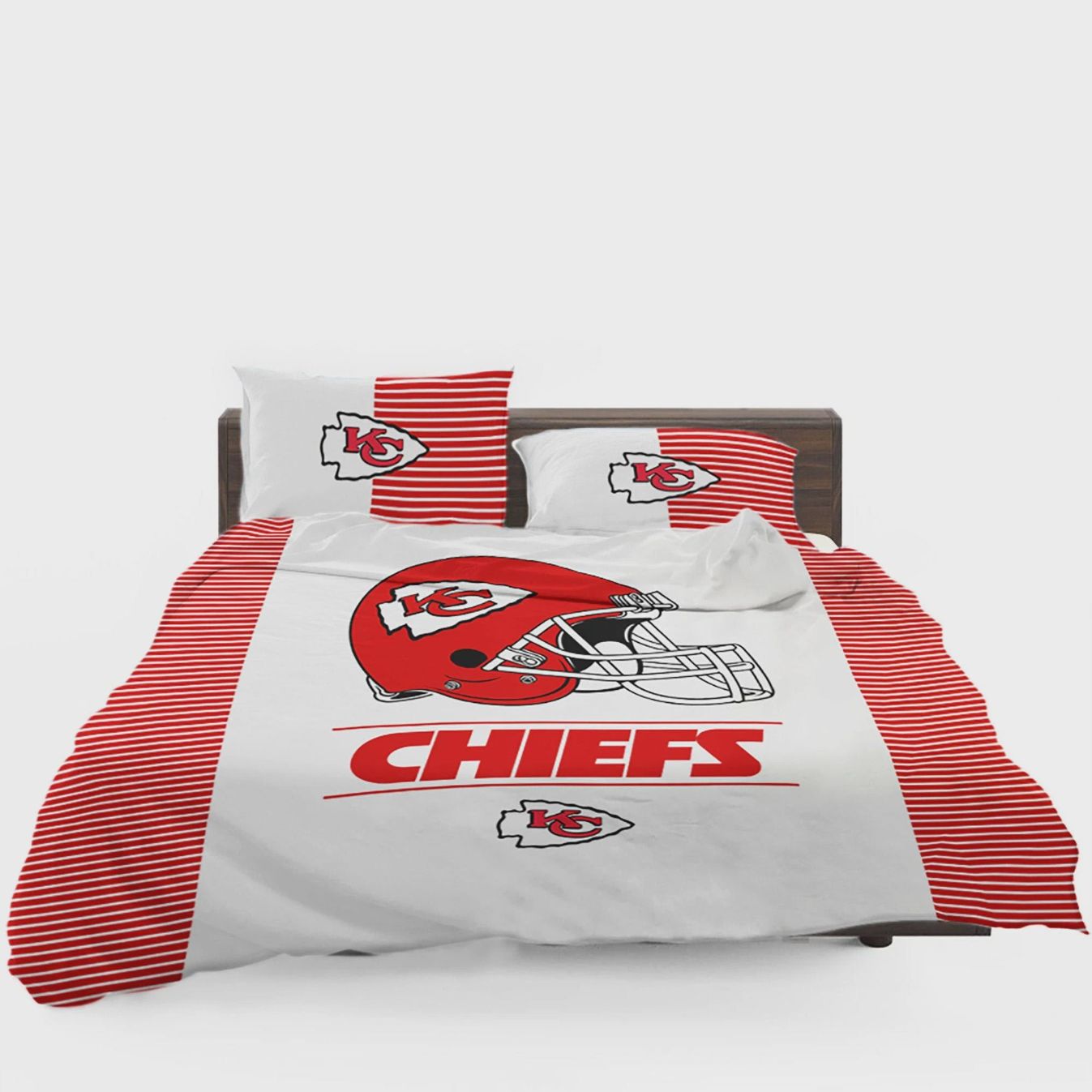 Kansas City Chiefs Double-thick Fleece Bedspread/blanket/throw 