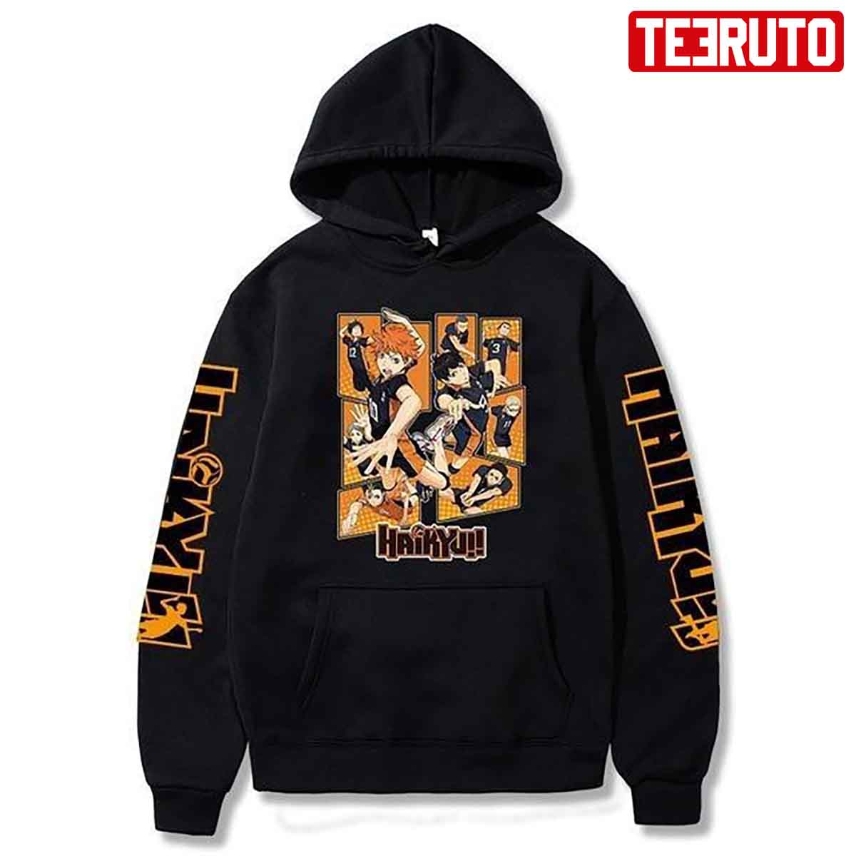 Karasuno Synchronized Attack Haikyuu – Haikyu!! Anime Hd 3d Aop Hoodie