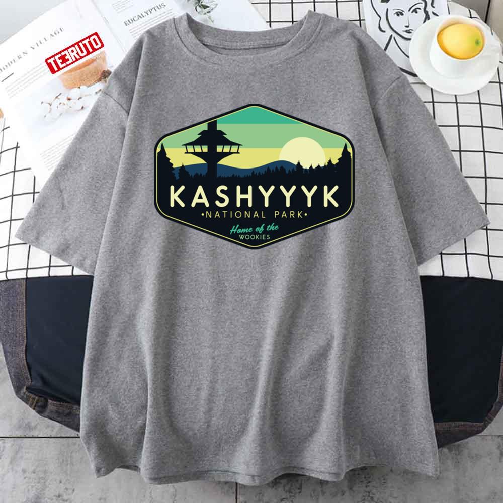 Kashyyyk National Park Magnet Star Wars Design Unisex T-shirt