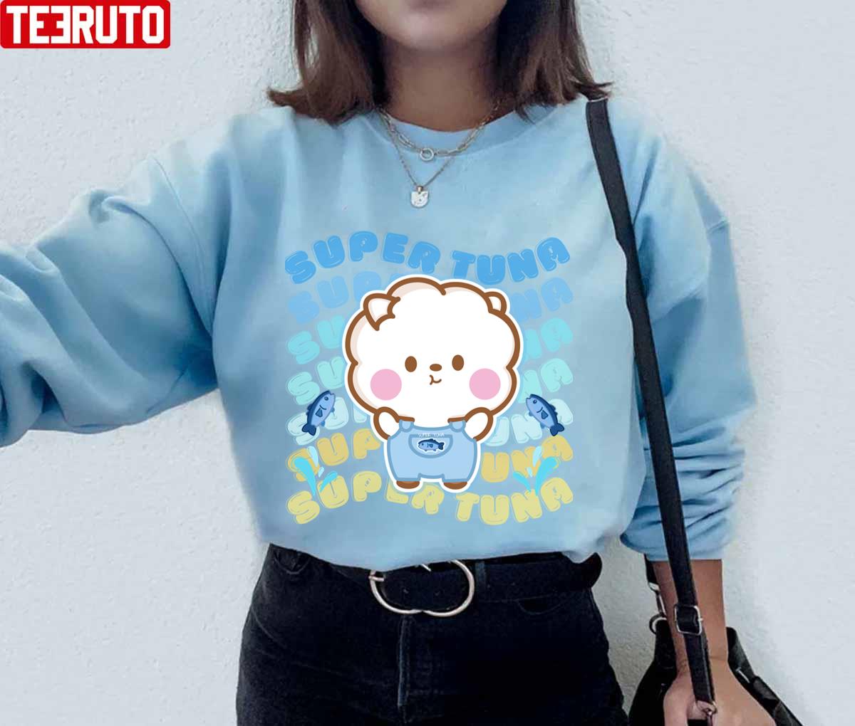 Kawaii Chibi BTS Baby Bt21 Character RJ Jin Super Tuna Unisex