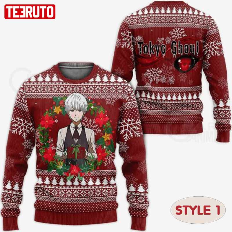 Ken Kaneki Anime Tokyo Ghoul Christmas Ugly Wool Knitted Sweater Multiple Styles