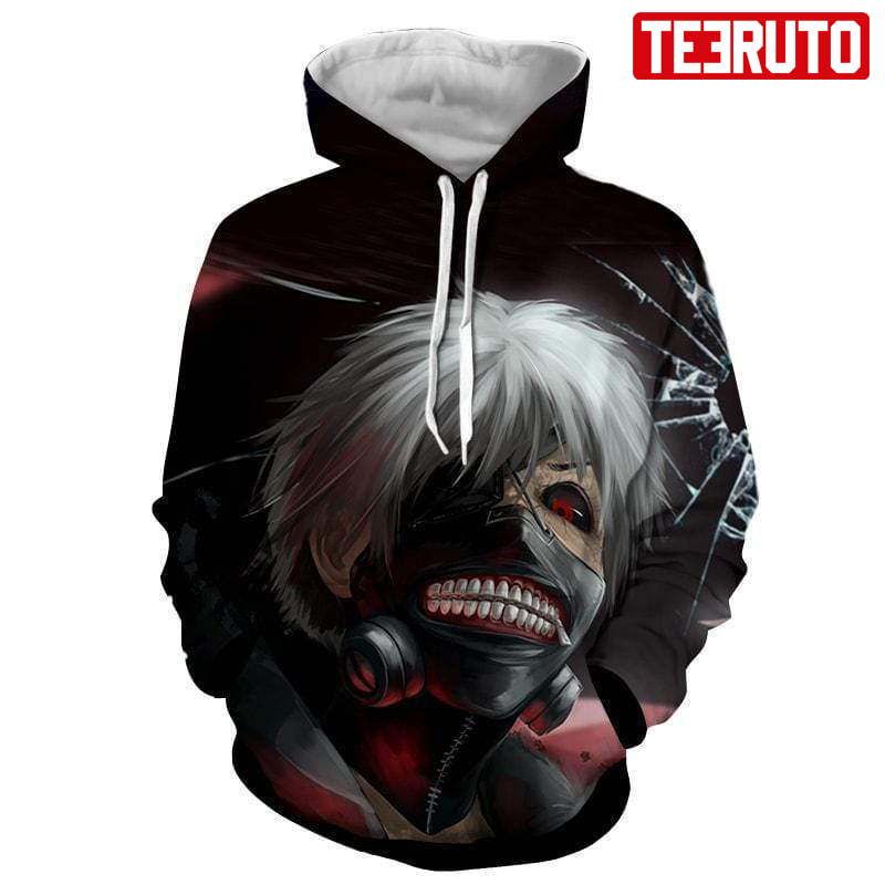 Ken Kaneki - Human Ghoul Glass Overlay Tokyo Ghoul Graphic Anime Hd 3d ...